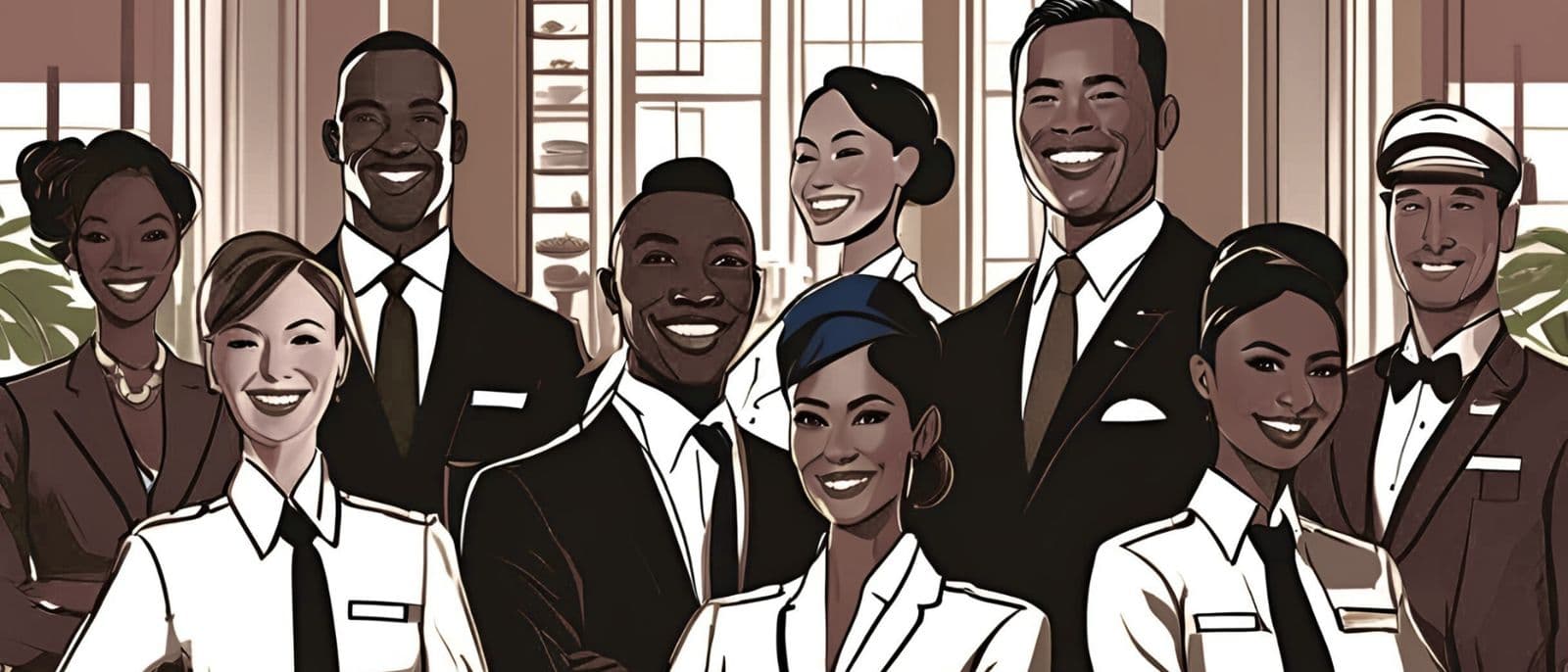 Custom-made Hotel Staff Uniforms